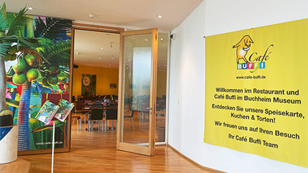 Ansicht des Cafés